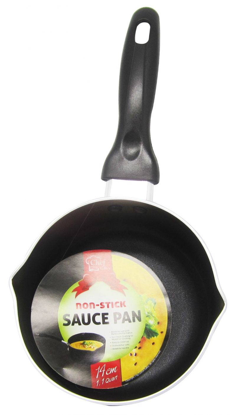1.1 Qt Nonstick Sauce Pans - 12 Count