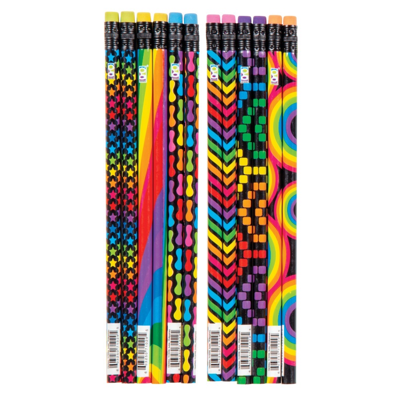 Rainbow #2 Pencils - 72 Count, Assorted Designs