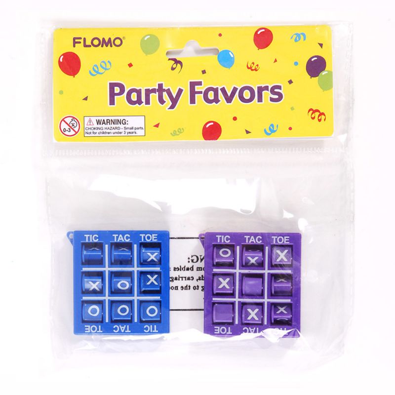 Party Favor Tic-Tac-Toe Game - Two Pack, Assorted