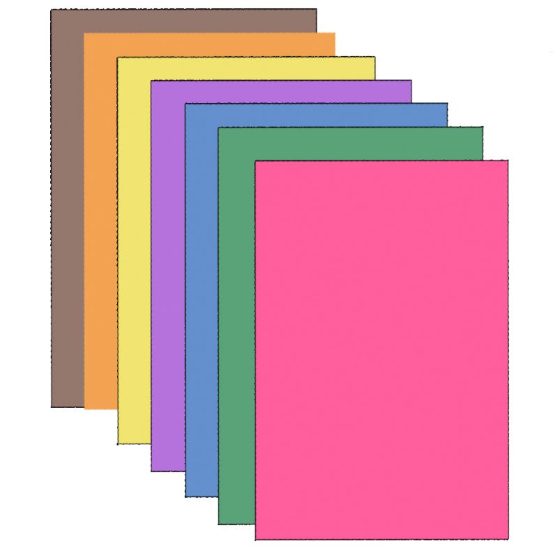 Construction Paper Pack - 96 Sheets - 9