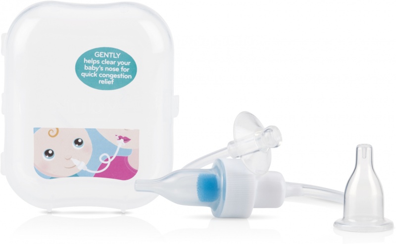 Nuby Breathe Eez Nasal Aspirator W Travel Case