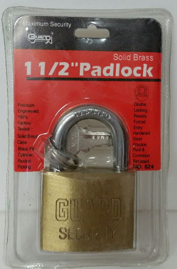 1 1/2 " Brass Padlock