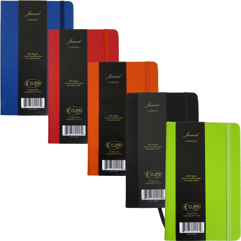 Leatherette Journal - 200 Pages, 5 Colors