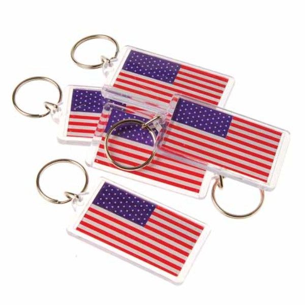 American Flag Key Chains