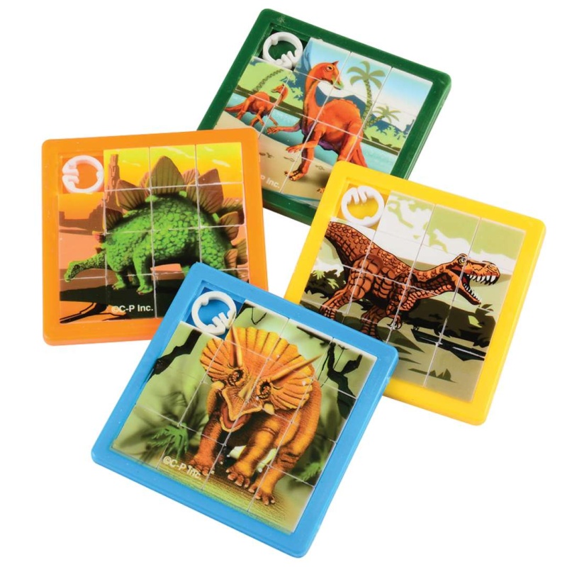 Dino Slide Puzzles - 8 Pack