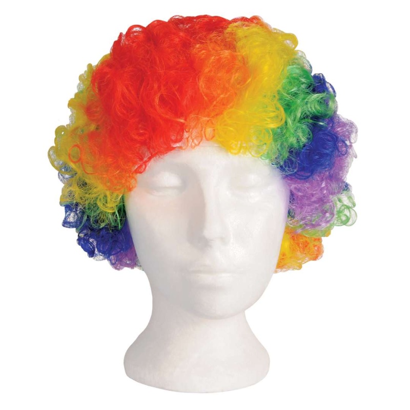 Rainbow Clown Wig - One Size