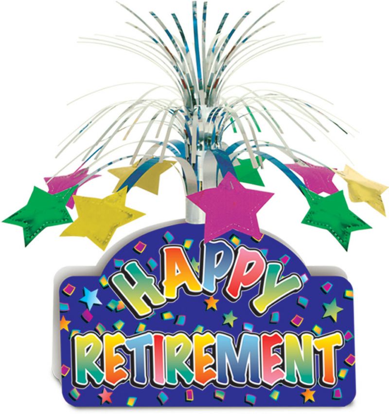 Happy Retirement Centerpiece