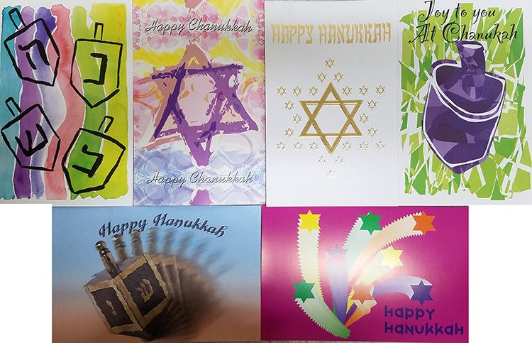 Hanukkah Cards, Assorted