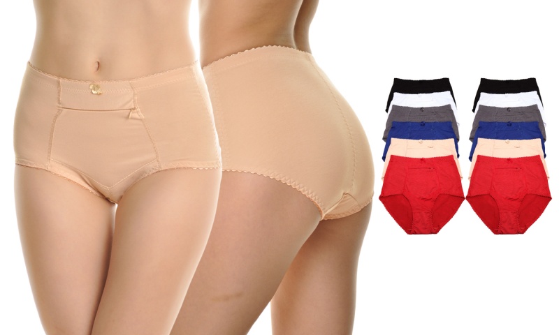 High Waist Girdle With Zippered Pocket Assorted Colors Sizes
