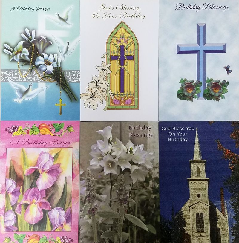 Assorted Religious Birthday Cards