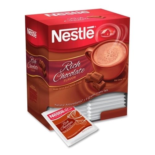 Nestle' Usa Hot Chocolate Mix, Rich Chocolate, .71 Oz, 50/Bx
