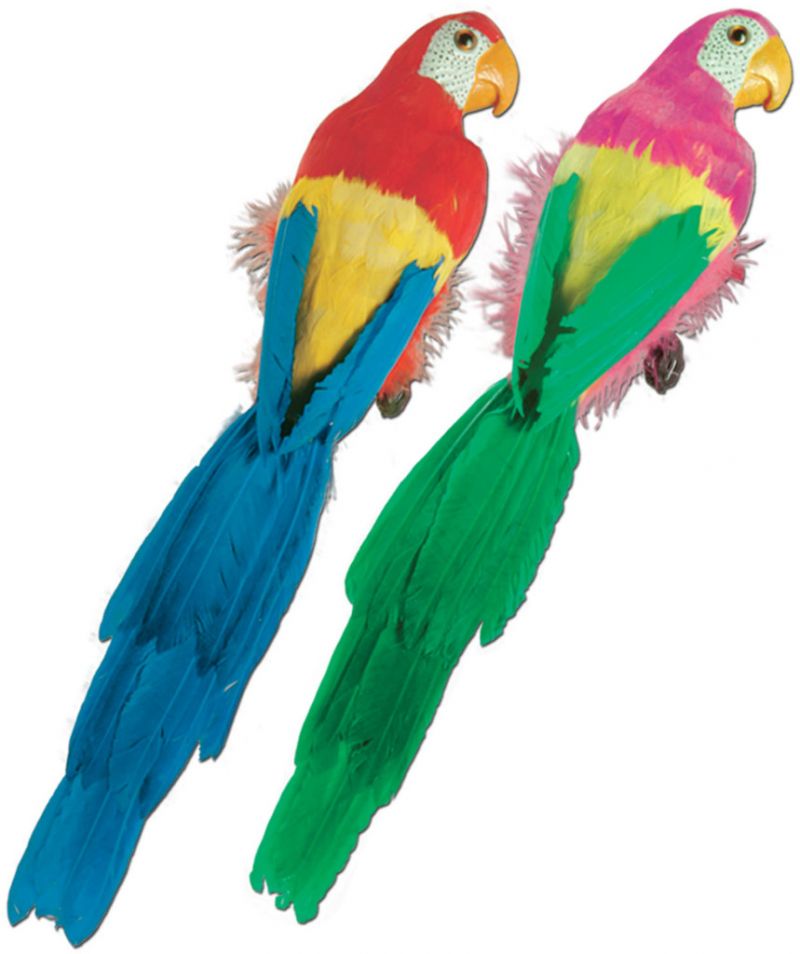 Feathered Parrot Stuffed Animals - 20"