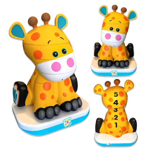 Infant Stacking Toys - Zoo Animals, 3 Pack