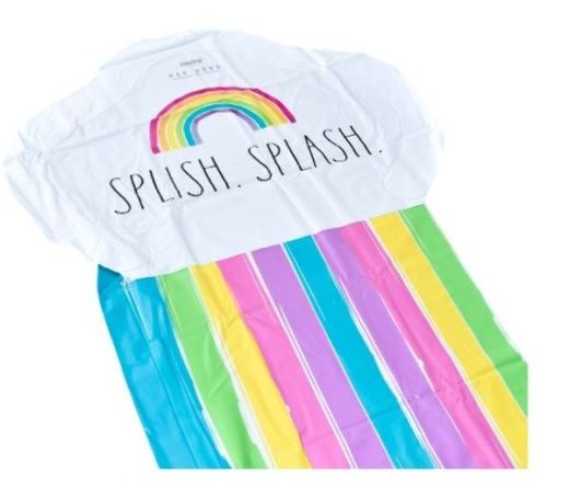 Rainbow Water Slide Ride - Splish. Splash
