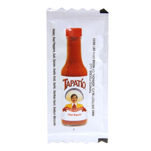 Tapatio Picante Hot Sauce Packets - 500 Single-Serving Packets per Case
