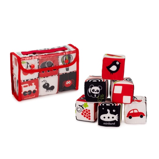 First Senses Colorful 6 Cubes Set