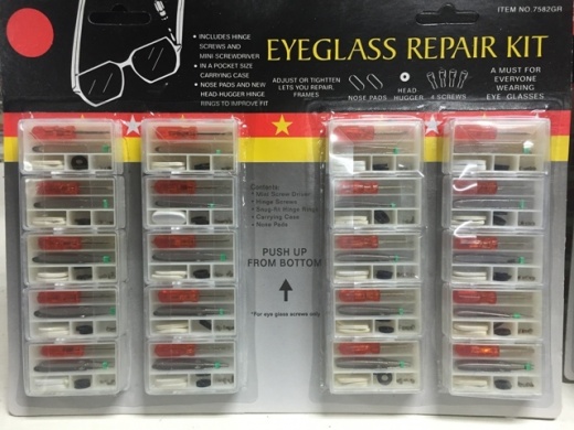 Eyeglass Repair Kits - Assorted, 11 Piece
