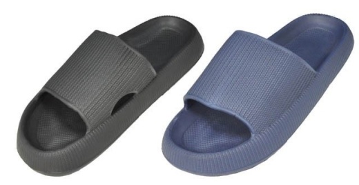 Men's Comfort Slides - Size S-XL, Black Navy