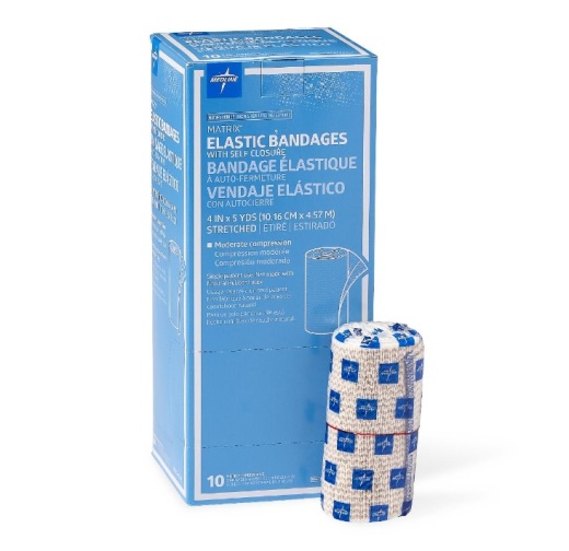 Matrix Elastic Bandage - 4" X 5 Yds, 10 Pack