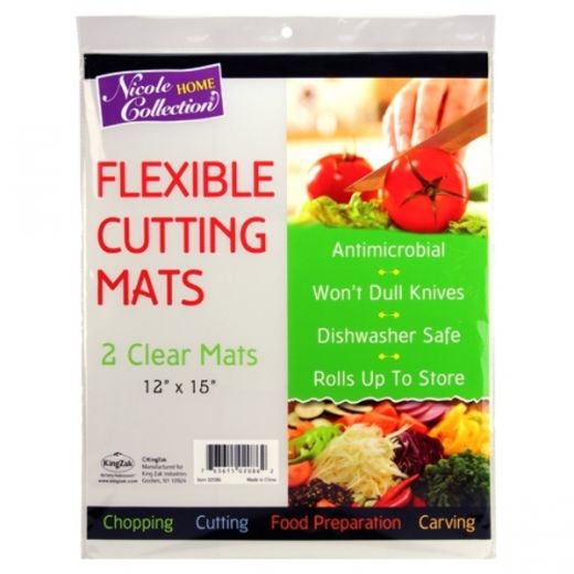 Clear Flexible Cutting Mats, 2 Pack