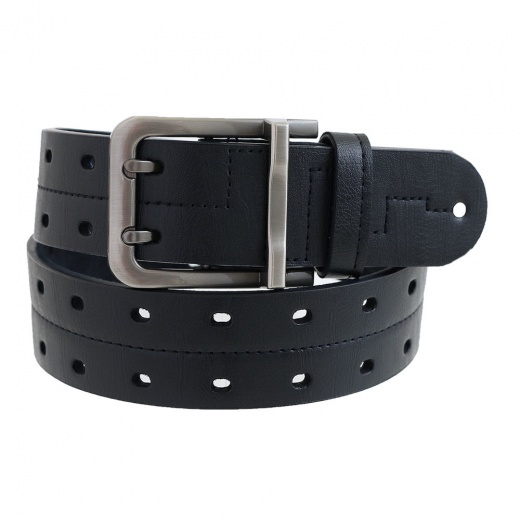 Men's Double Prong Belts - Black, S-Xl
