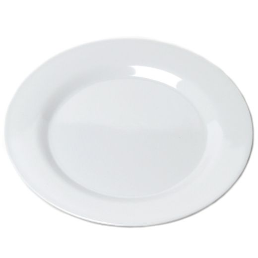 White Melamine Plates - Round, 10"