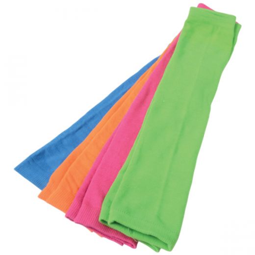 Girls' Neon Leg Warmers - Assorted Colors - 80s Style