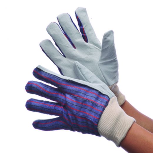 Leather Work Gloves - Large