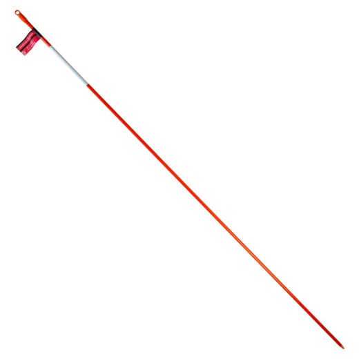 48" Driveway Marker Poles - Orange/White