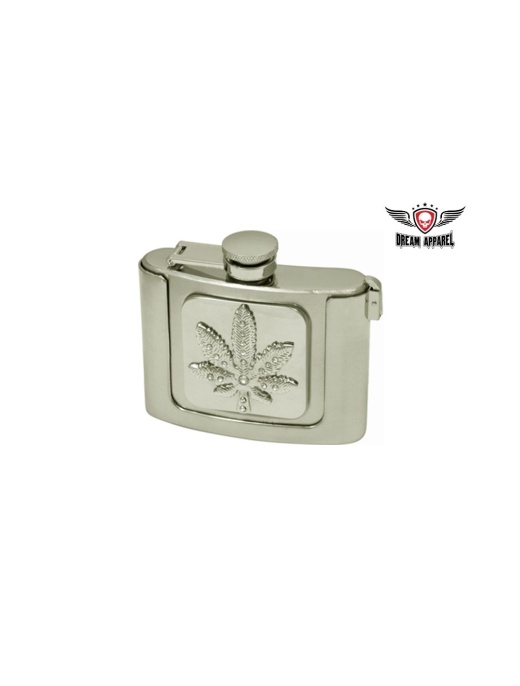 Celebrate 4/20 With Our Metal Flask Buckle
