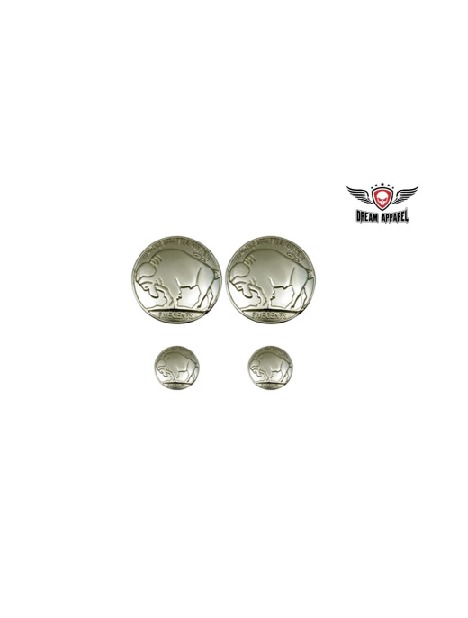 Buffalo Biker Pins by Dream Apparel