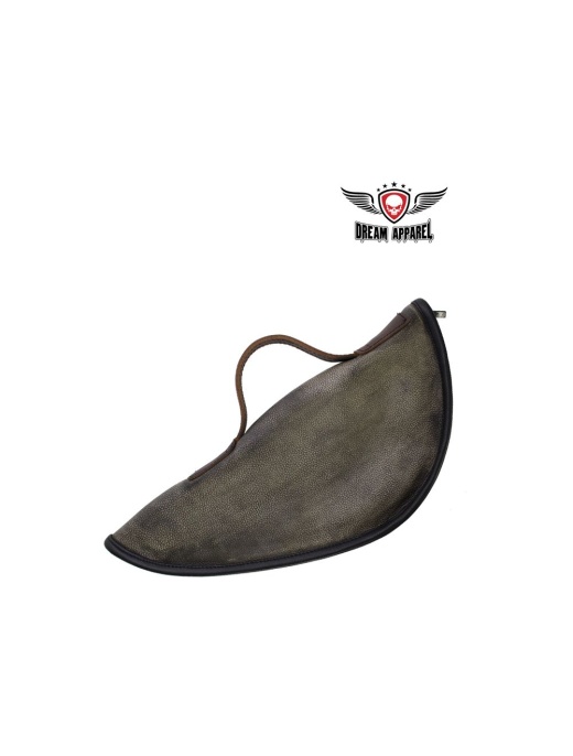 Distressed Brown Leather Gun Case