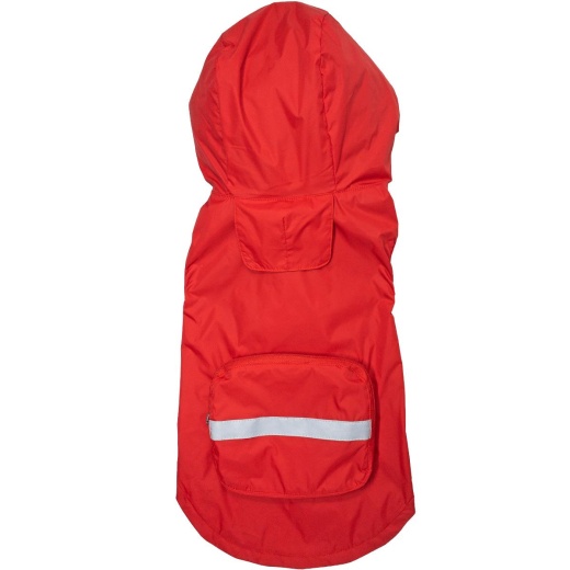 Packable Raincoat in Red