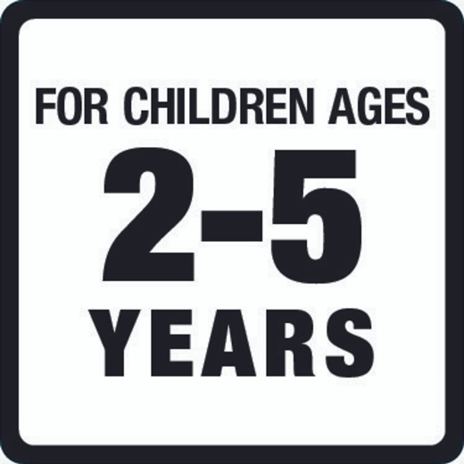 Warning Label Age Group 2-5 Years