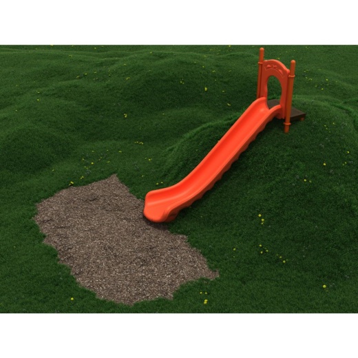 6 Foot Single Straight Embankment Slide