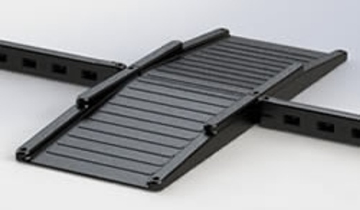 Ada Full Wheelchair Ramp For 8" - 12" Borders