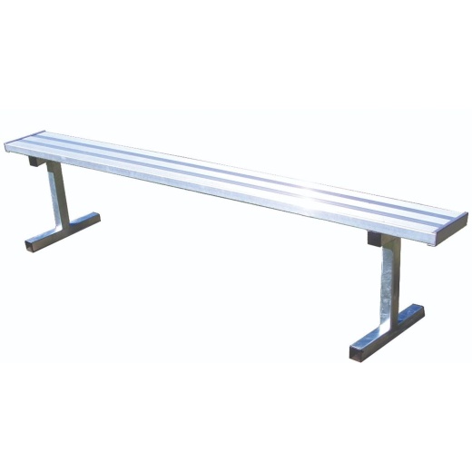 7 1/2 Foot Player Bench Without Back - Portable