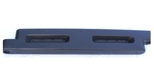 8" Plastic Playground Border With Built In Surfacing Guide And Galvanized Spike