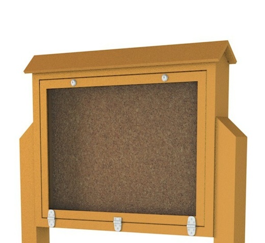 Medium - One Side Message Center - Hinged Door