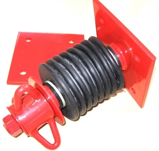Tire Swivel Wood Beam 3 Prong W/Top Plate