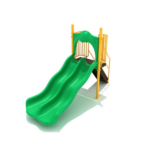 4 Foot Double Wave Slide