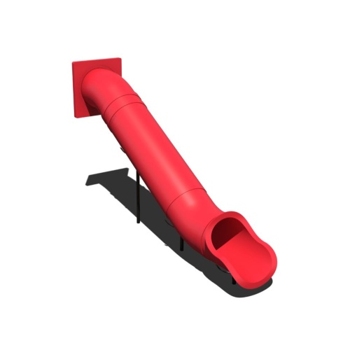 5' Deck Height - 30" Diameter - Straight Tube Slide