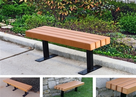 4' Trailside Park Bench