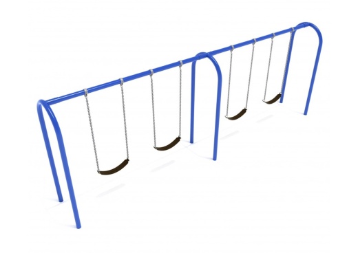 8 Feet High Elite Arch Post Swingset - 2 Bay