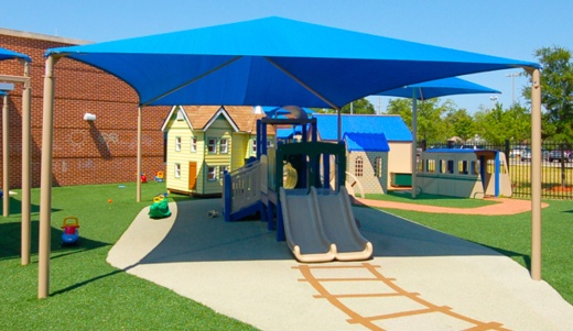 20X30x10 Rectangle - Four Post Hip Shade - Inground Mount