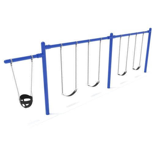 7/8 Feet High Elite Cantilever Swing - 2 Bays 1 Cantilever
