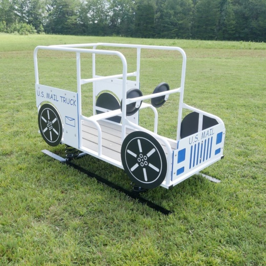 Us Mail Truck Spring Rider Vehicle
