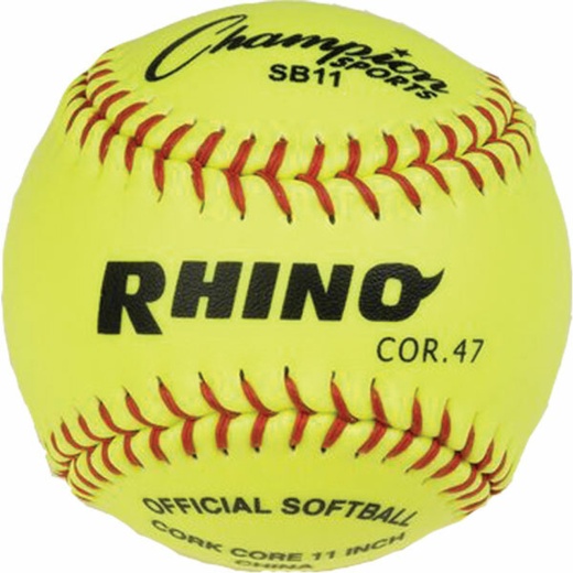 11 Inch Syntex Leather Softball - Box Of 12