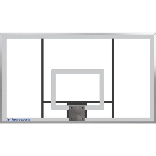 Backboard - Acrylic - Rectangular - 72'' W X 42'' h