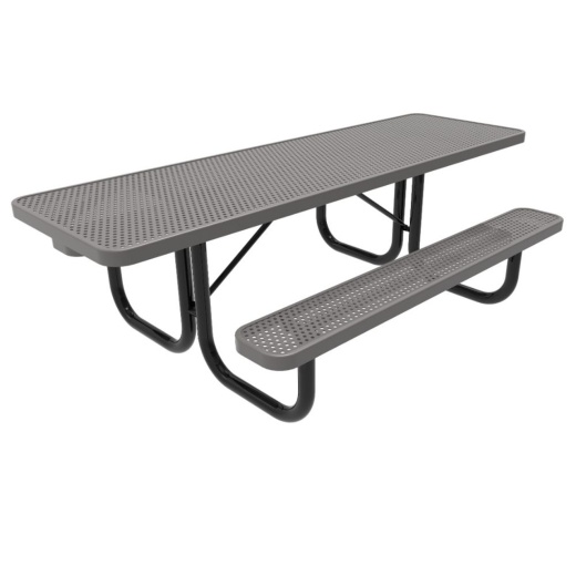 6' Kids Rectangular Punched Steel Table - Portable - Elementary Size